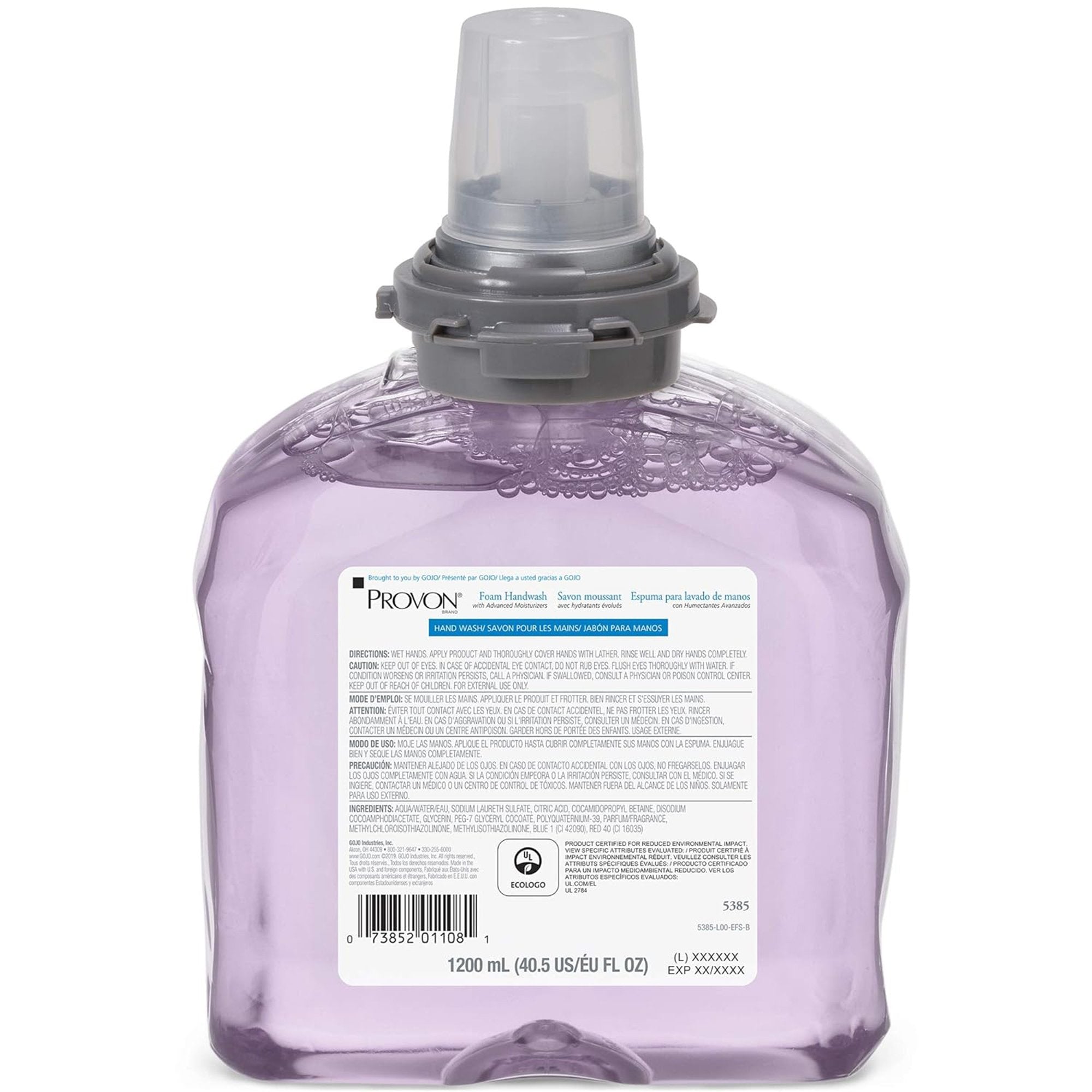 Soap PROVON Foaming 1,200 mL Dispenser Refill Bottle Cranberry Scent