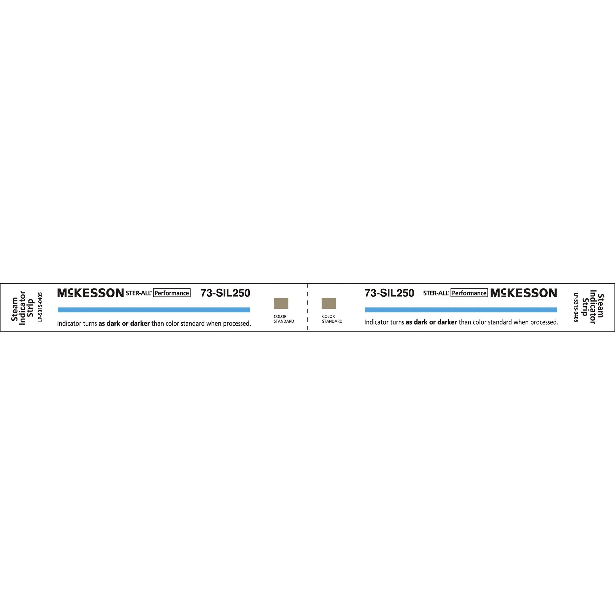 McKesson Sterilization Chemical Indicator Strip Steam 8 Inch Length