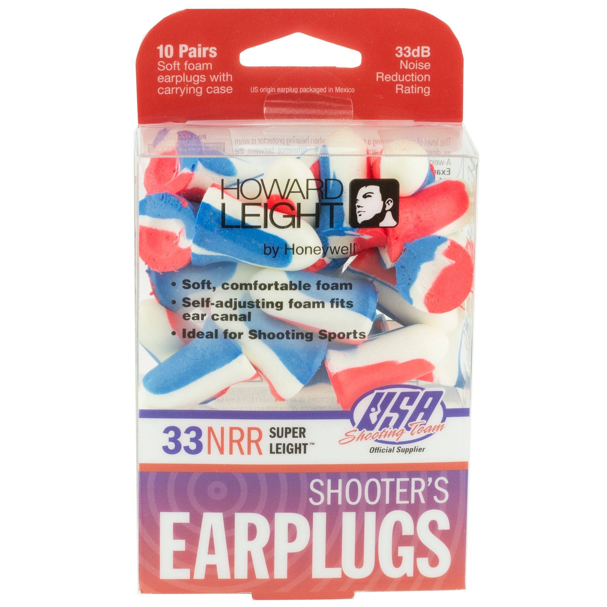 h l usa plugs 10pr red white blue