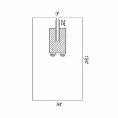 EENT Drape EENT Split Drape 76 W X 124 L Inch Sterile