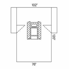Abdominal Drape Laparoscopic / Cholecystectomy Drape 102 W X 72 W X 120 L Inch Sterile