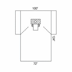 EENT Drape Thyroid Drape 100 W X 72 W X 124 L Inch Sterile