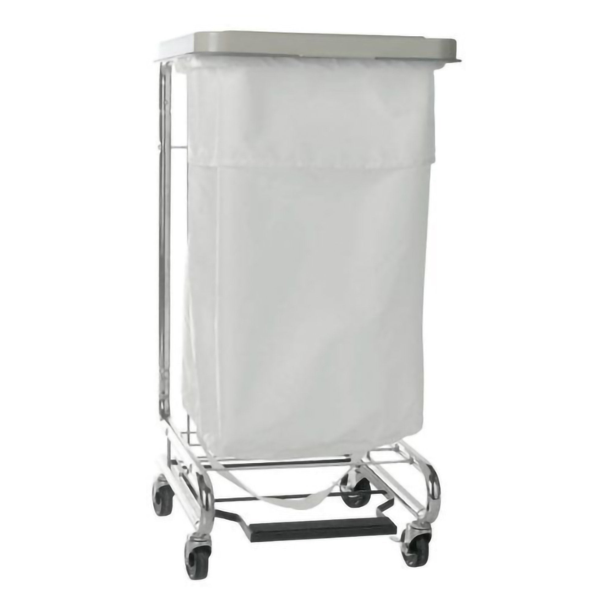 Hamper Stand McKesson General Purpose Rectangular Opening 30 to 33 gal. Capacity Foot Pedal Self Closing Lid