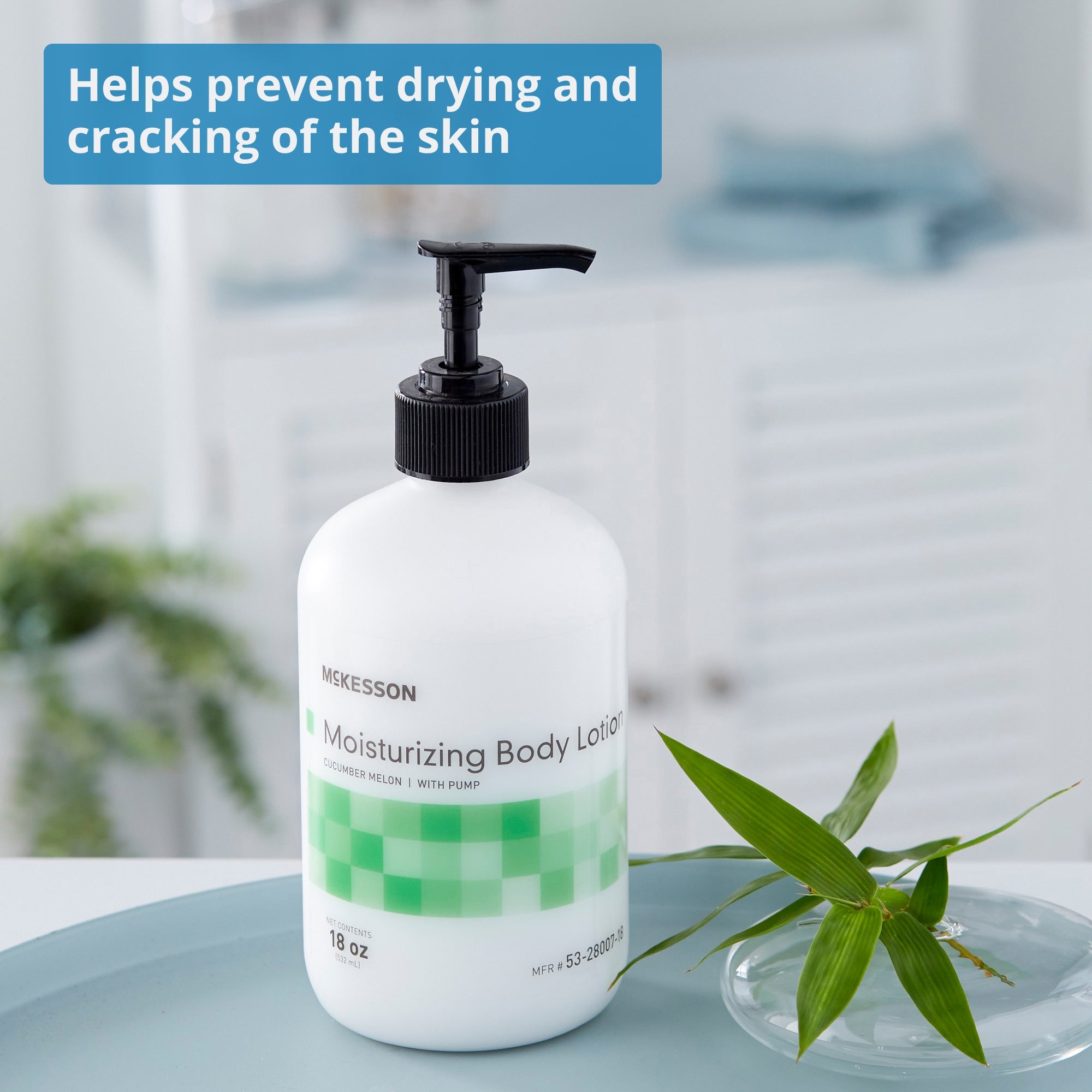 hand and body moisturizer mckesson 18 oz pump bottle cucumber melon scent lotion packaging type each