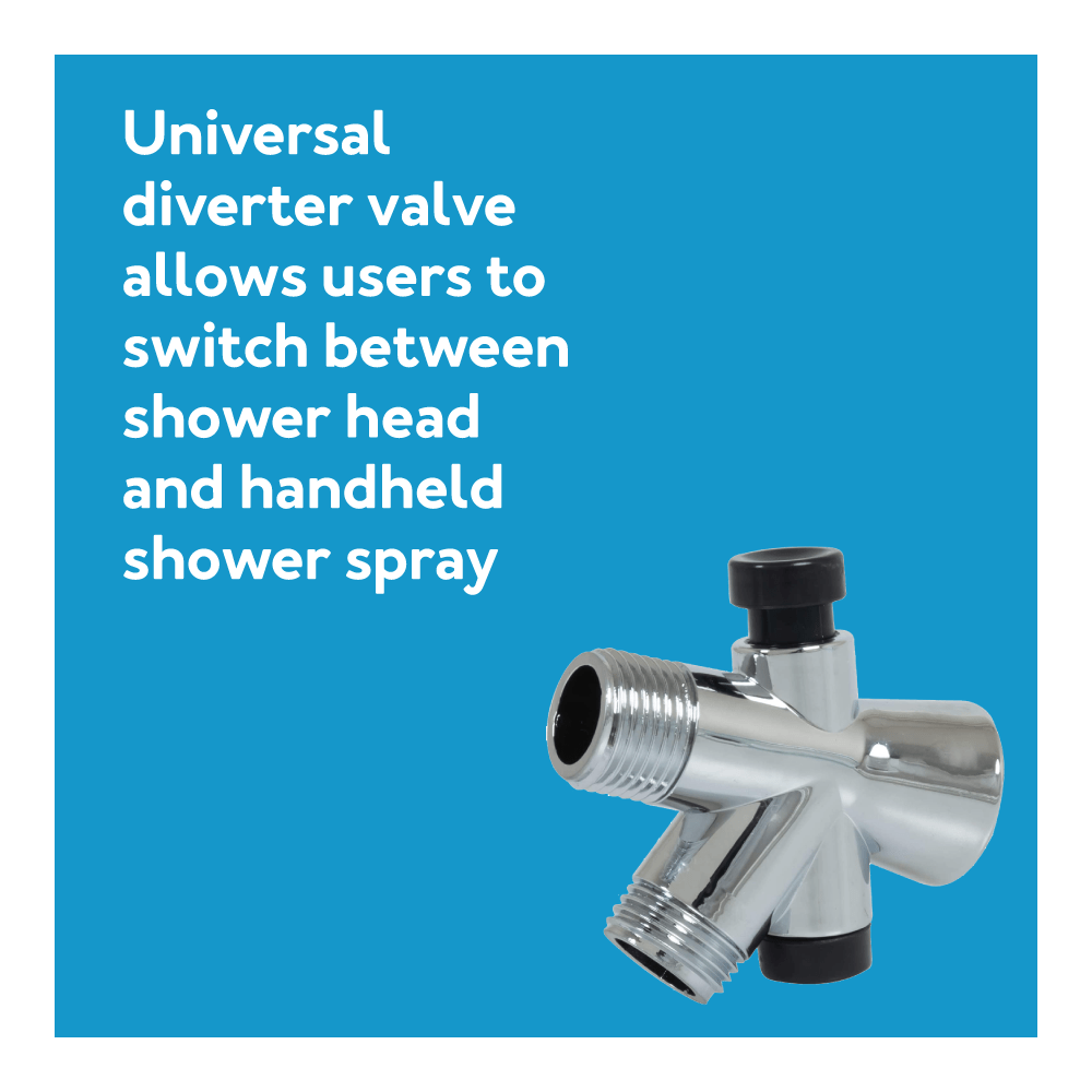 hand held shower spray and diverter valve