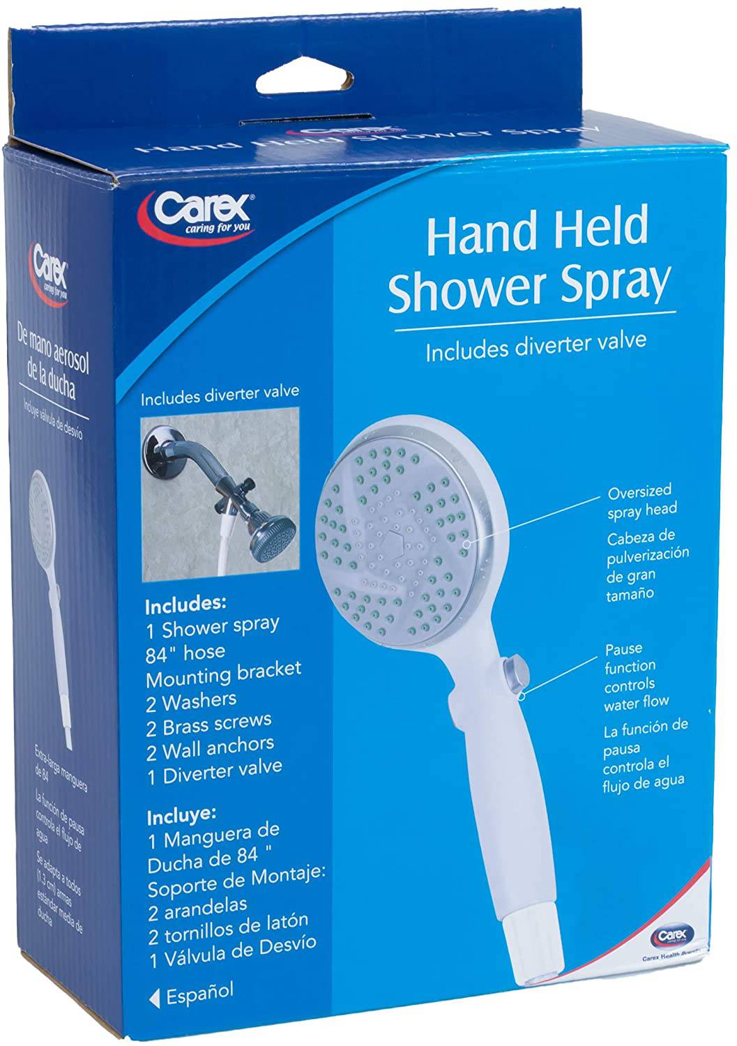 hand held shower spray and diverter valve