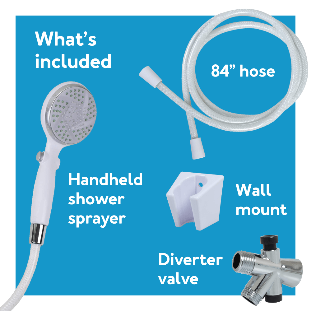 hand held shower spray and diverter valve