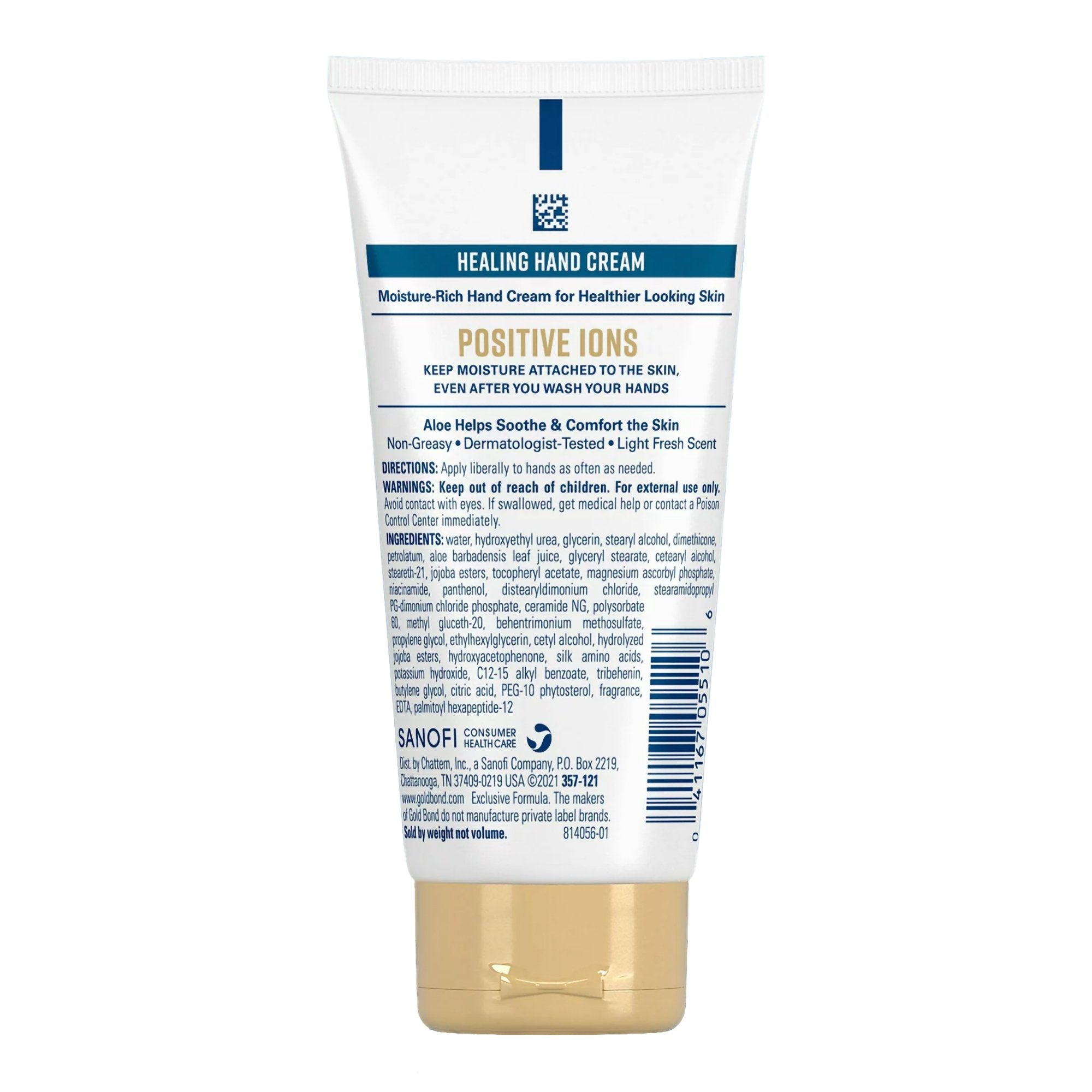 hand moisturizer gold bond healing 3 oz tube scented cream