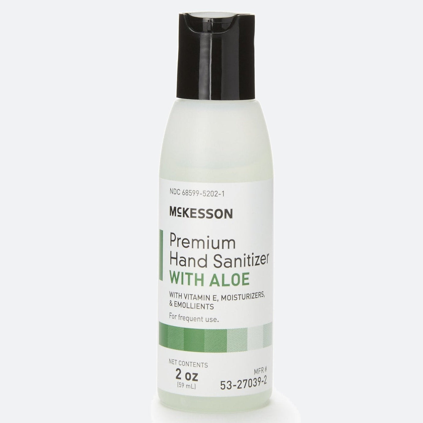 Hand Sanitizer with Aloe McKesson Premium 2 oz. Ethyl Alcohol Gel Bottle