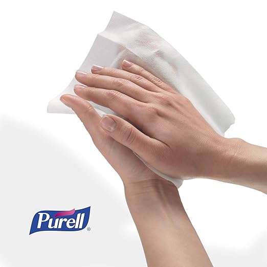 hand sanitizing wipe purell 175 count ethyl alcohol wipe canister packaging type case