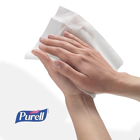 hand sanitizing wipe purell 270 count bzk benzalkonium chloride wipe canister packaging type case