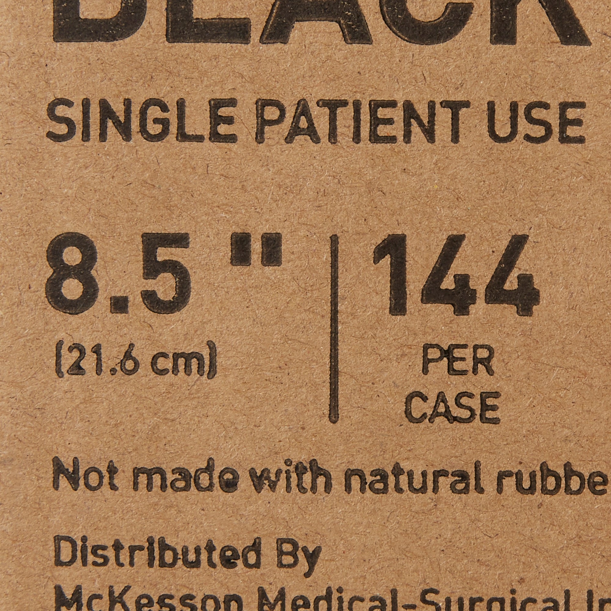 handle comb mckesson 8 5 inch black polypropylene packaging type each