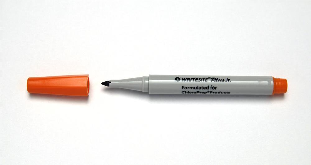 Skin Marker WriteSite Plus Jr. Gentian Violet Ink NonSterile Mini Regular Tip