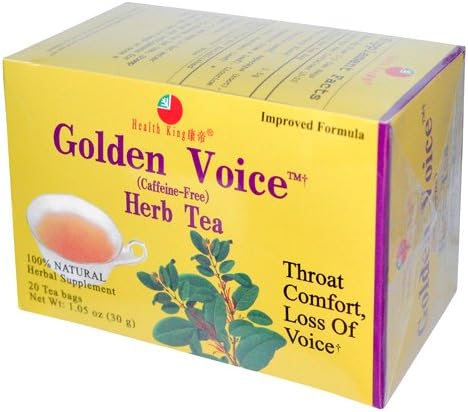 health king golden voice herb tea 20 tea bags