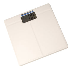 Floor Scale Health O Meter LCD Display 397 lbs. / 180 kg Capacity White Battery Operated