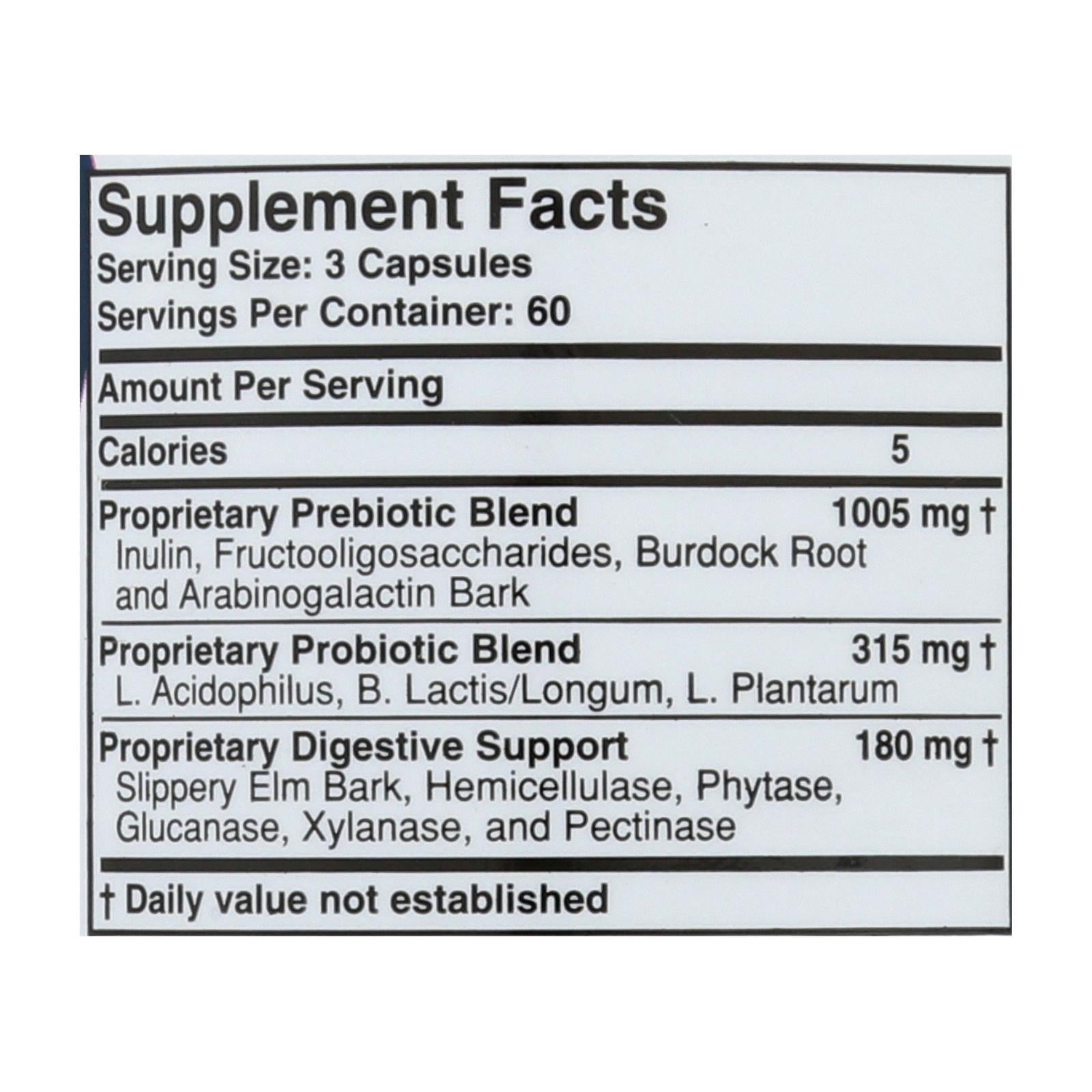 health plus prebiotic formula colon cleanse max 180 capsules