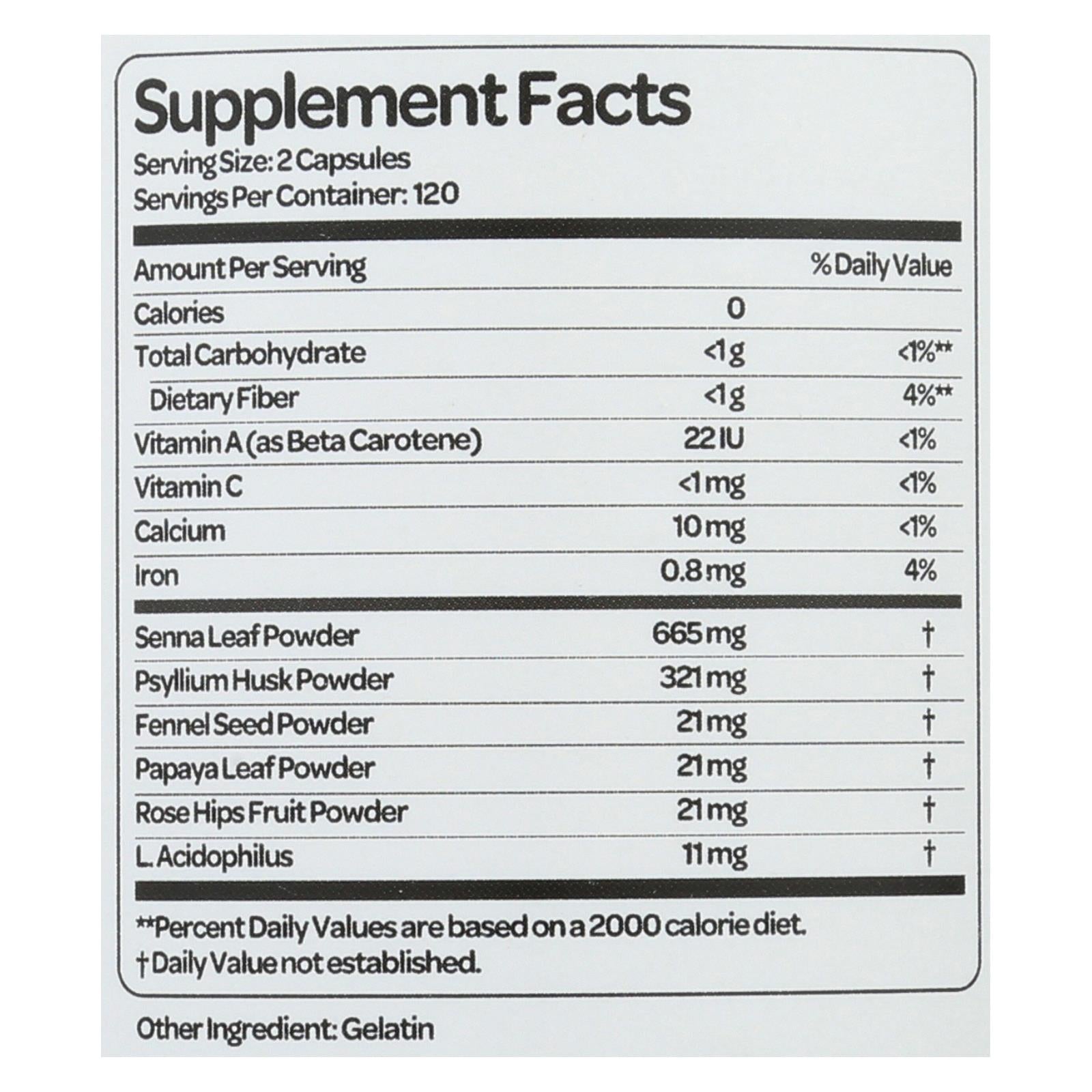 health plus super colon cleanse 500 mg 240 capsules