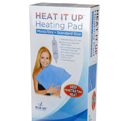 heating pad 12 x15 moist dry on off switch
