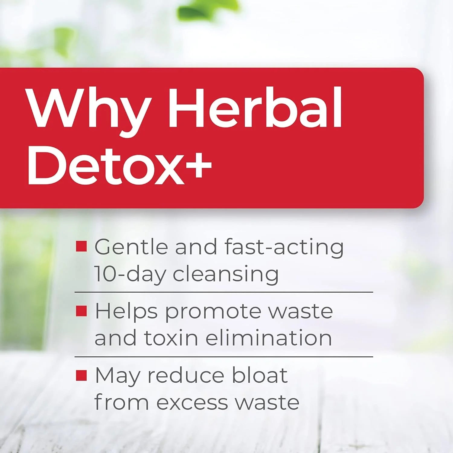 Herbal Detox+ (10 Day Cleanse), 40 Capsules, 20 Servings
