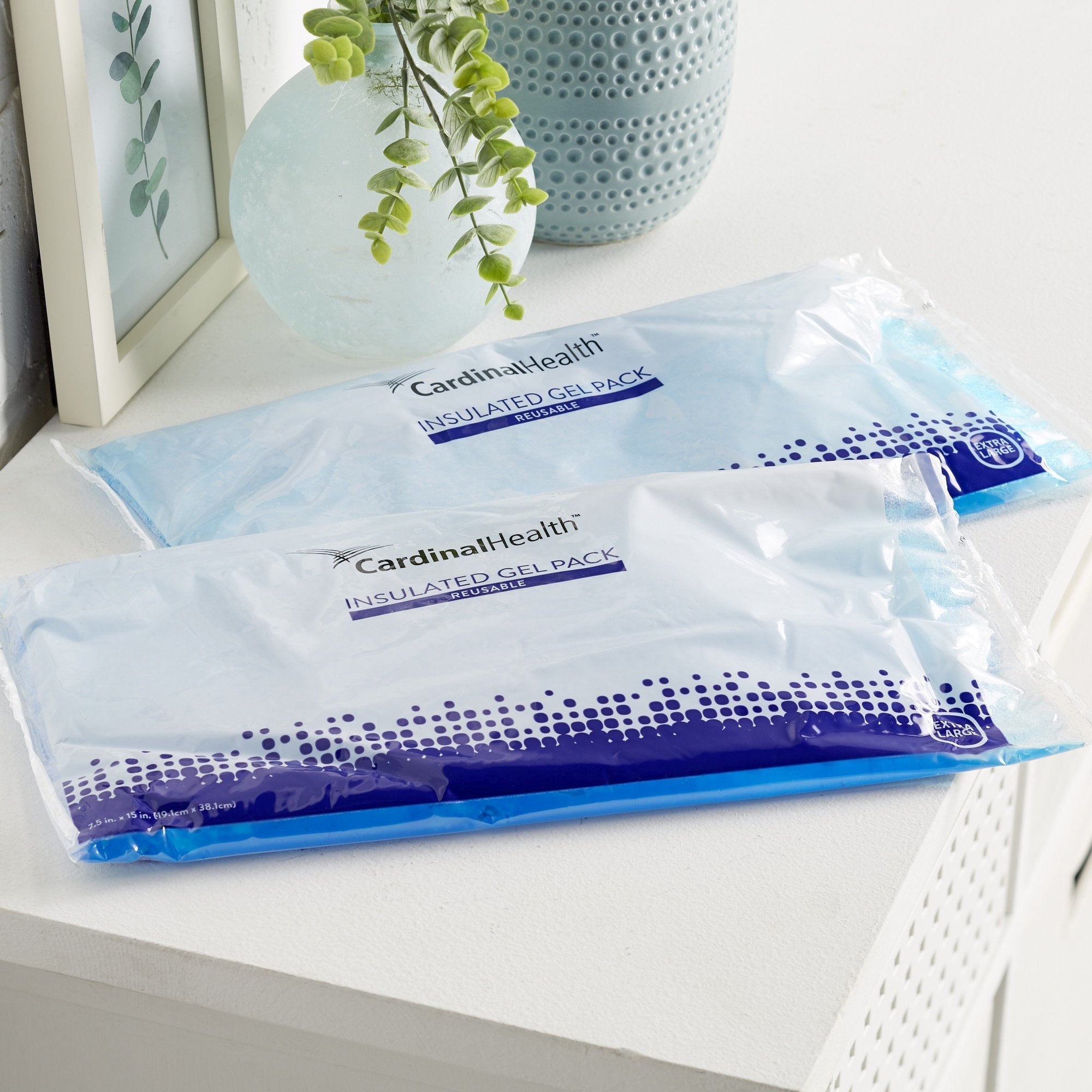 Hot / Cold Pack Cardinal Health Insulated General Purpose X Large 7 1/2 X 15 Inch Plastic / Gel Reusable
