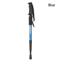 Hot New Telescopic Walking Sticks Collapsible Cane Blue