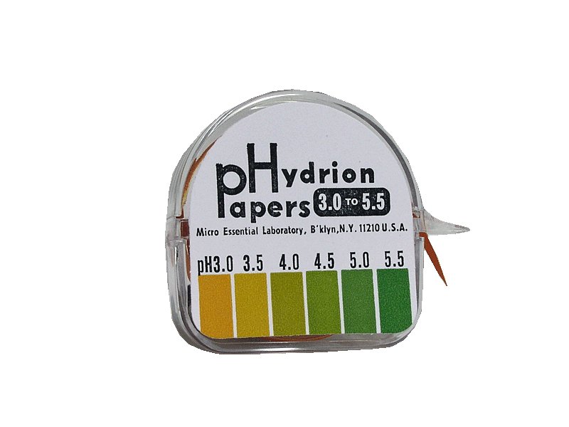 pH Paper in Dispenser Hydrion 3.0 to 5.5