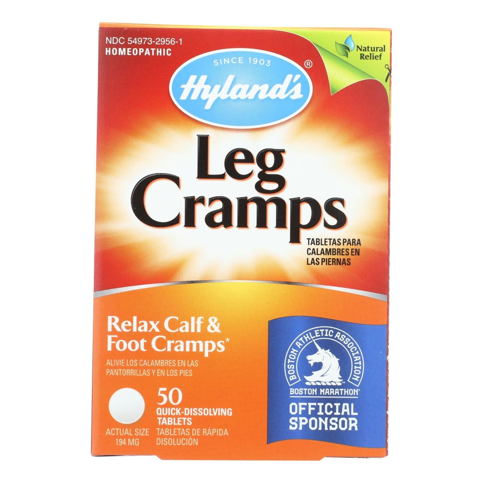 hylands leg cramps 50 quick disolving tablets
