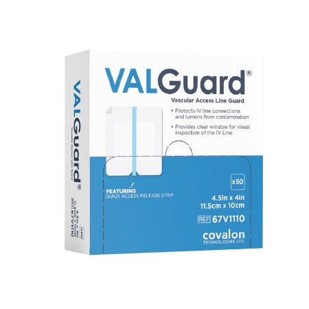 i v specialty dressing valguard film 4 x 4 1 2 inch sterile
