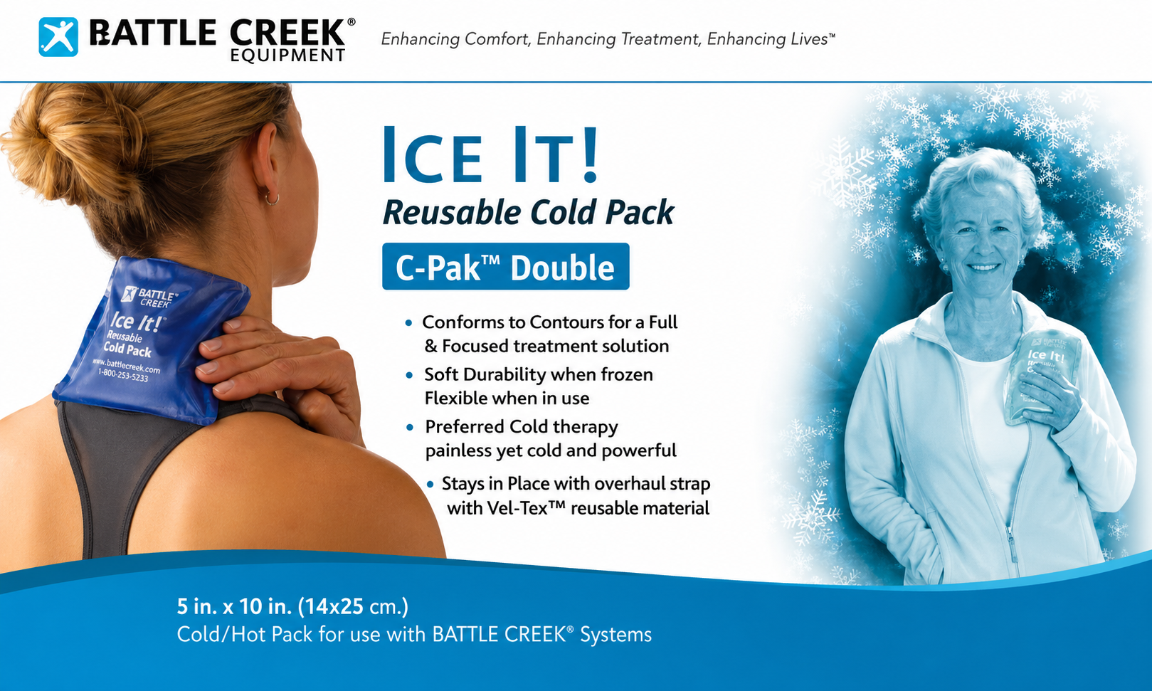 Ice It Cold Pack 4 14X4 12-2 Packs