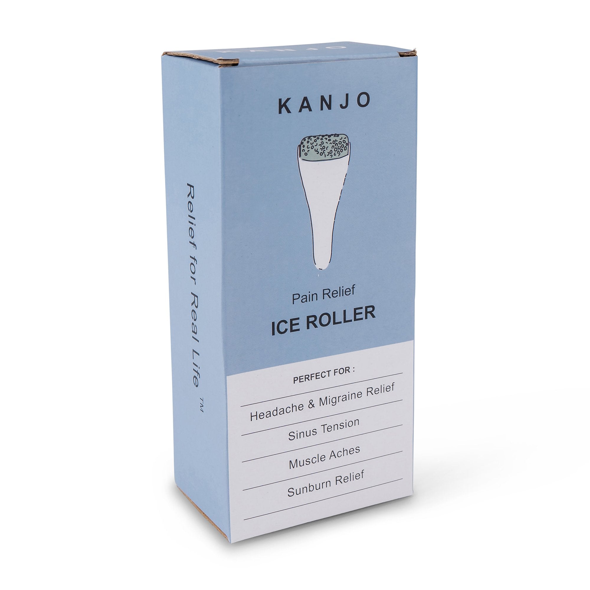 Ice Therapy Massager Kanjo Facial 2 1/2 X 3 1/2 X 7 1/2 Inch Reusable