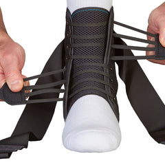 Ankle Brace ASO Speed Lacer Medium Lace-Up / Hook and Loop Strap Closure Foot, Packaging Type- Each
