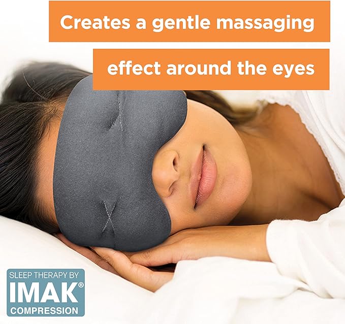 imak eye pillow mask black universal