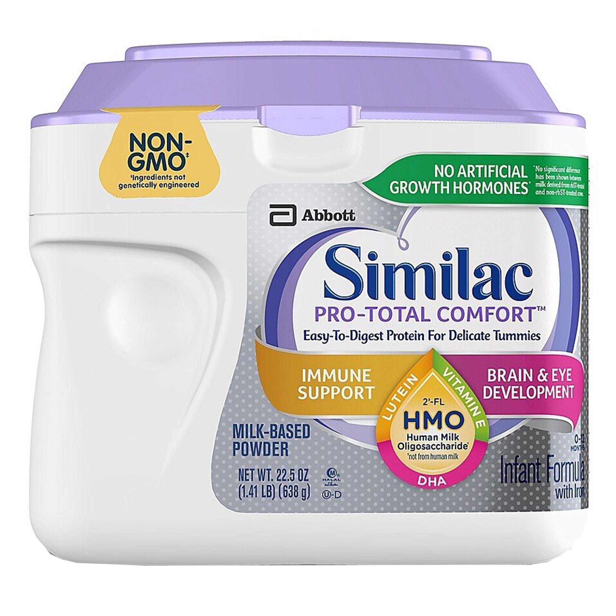 Infant Formula Similac Pro Total Comfort Unflavored 20.1 oz. Canister Powder Iron Lactose Sensitivity