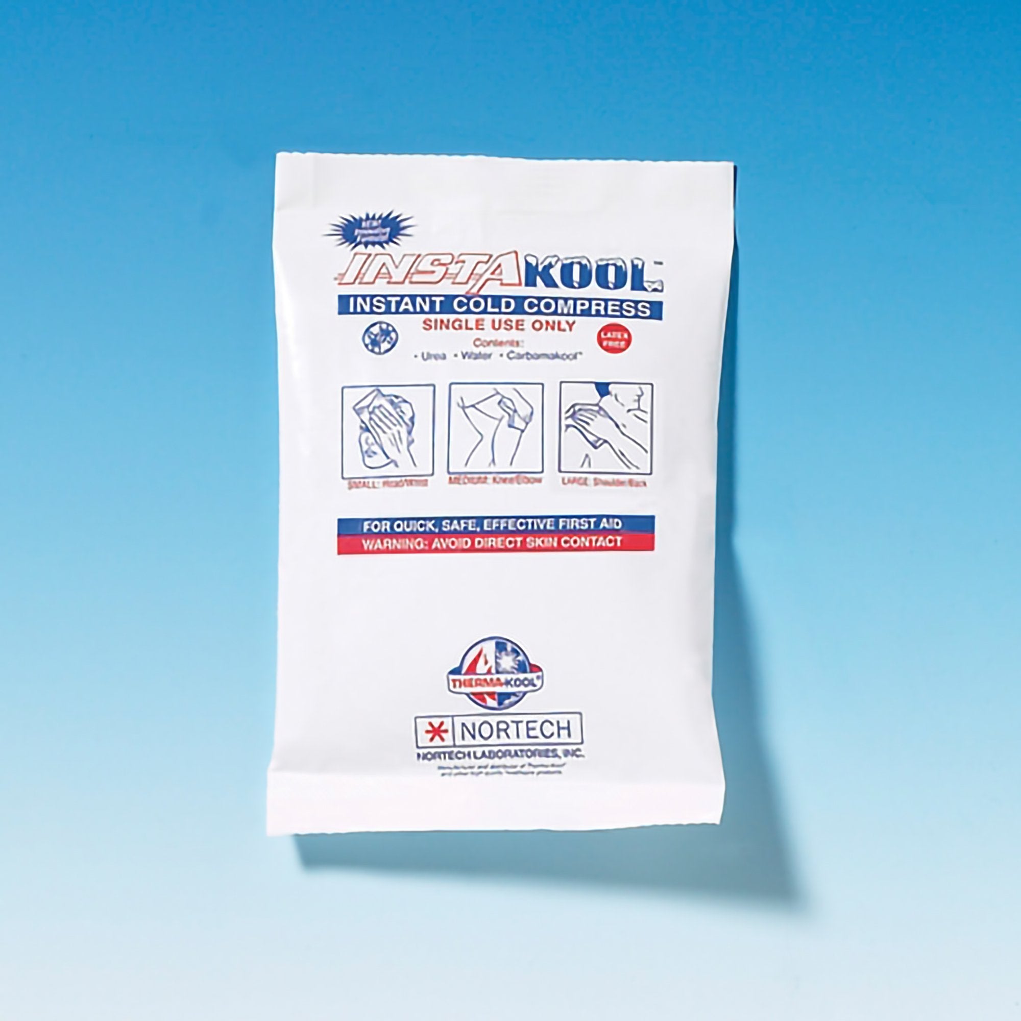 Instant Cold Pack InstaKool Junior General Purpose 5 X 7 Inch Plastic / Urea / Water / CarbamaKool Disposable