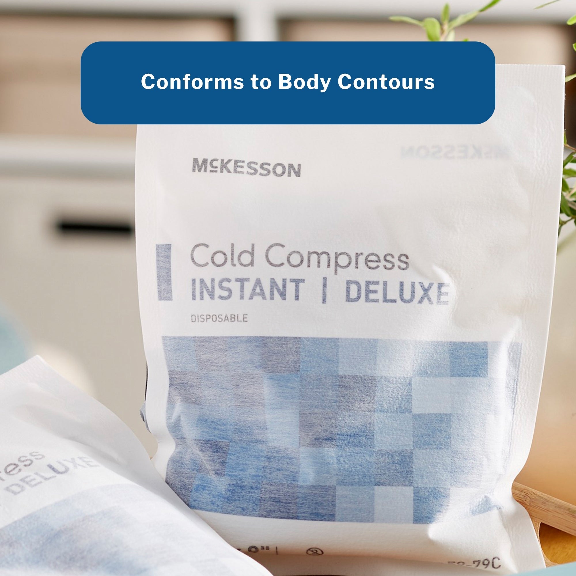 instant cold pack mckesson deluxe general purpose large 6 4 5 x 9 inch fabric calcium ammonium nitrate water disposable packaging type each