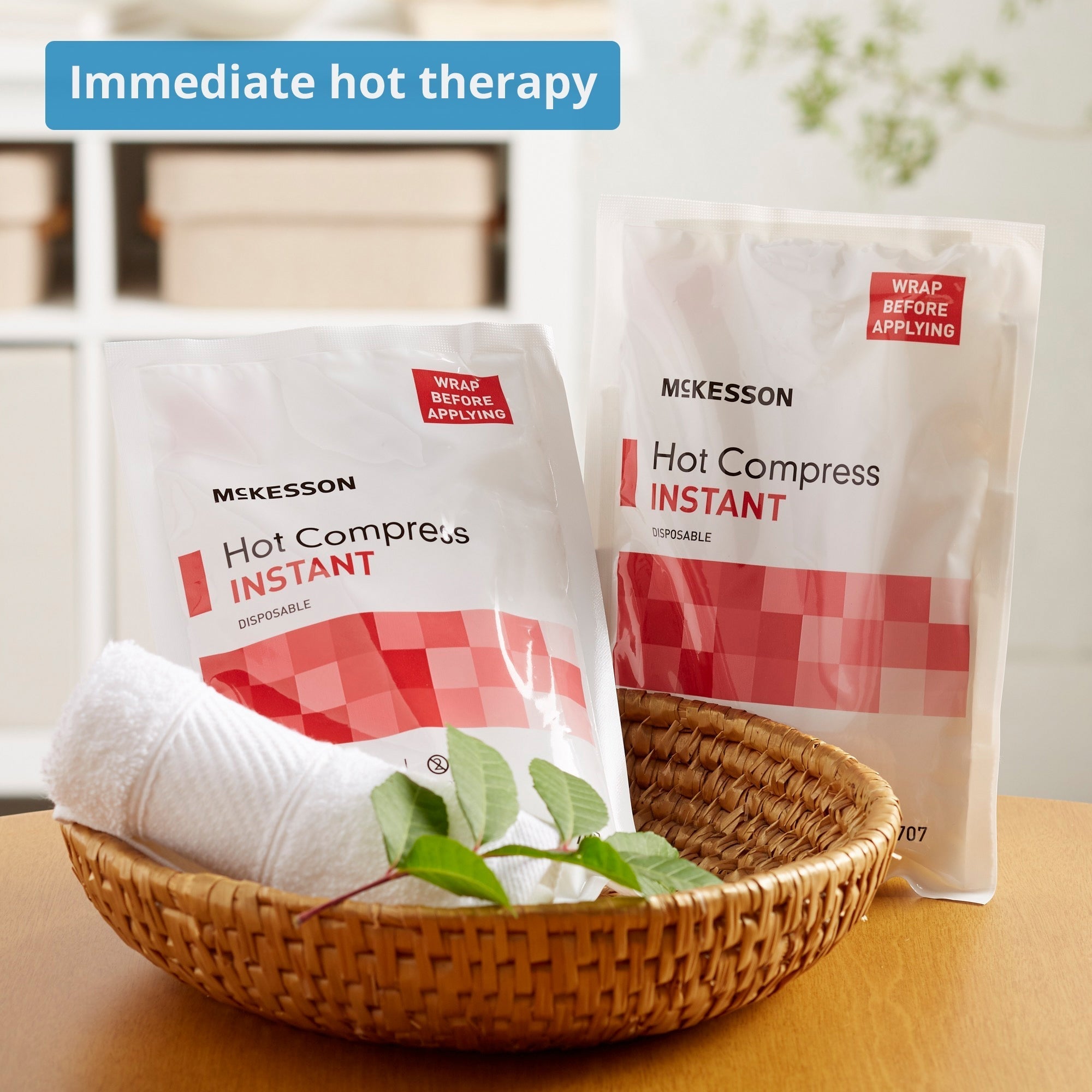 instant hot pack mckesson general purpose large plastic disposable packaging type each
