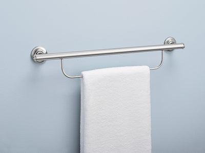 integrated 24 grab bar w towel bar chrome moen