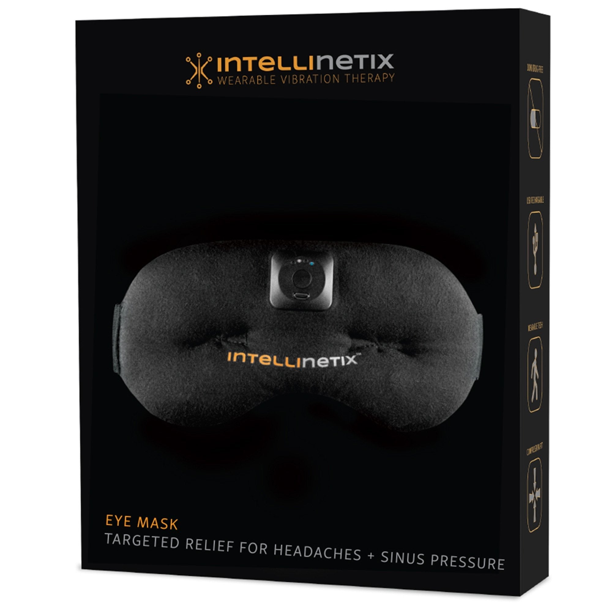 Vibration Therapy Mask Intellinetix Head One Size Fits Most