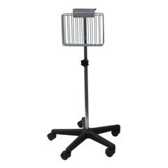 Blood Pressure Monitor Cart IntelliSense Stainless Steel 22 Inch Silver 5 7/8 X 12 X 21 1/2 Inch Basket, 11 X 12 Inch Platform