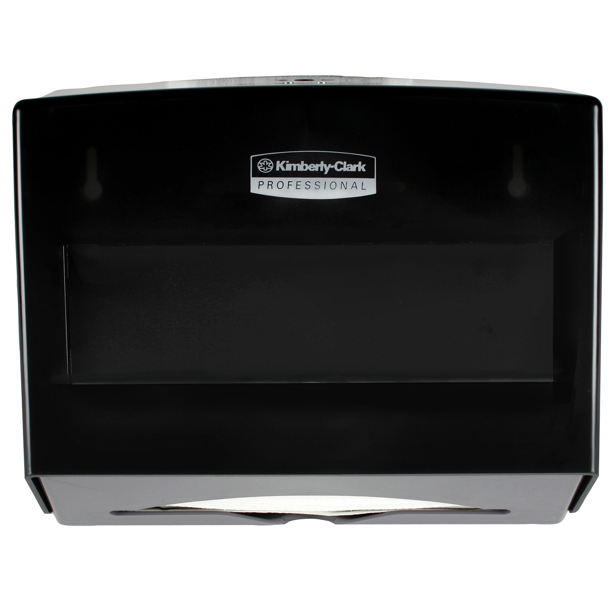 Paper Towel Dispenser K-C PROFESSIONAL SCOTTFOLD Smoke Plastic Manual Pull Wall Mount