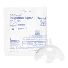 Irrigation Splash Guard Saf Shield* 2 Exit Portals, Clear, Plastic, Angled Inlet, Sterile
