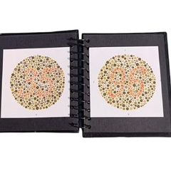 ishihara 38 plate chart book for color blindness