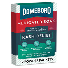 Itch Relief Domeboro Rash Relief 952 mg 1347 mg Strength Powder 2.2 Grams Individual Packet