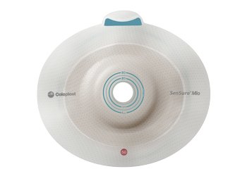 Ostomy Barrier SenSura Mio Flex Precut, Standard Wear Elastic Adhesive 50 mm Flange Red Code System 35 mm Opening