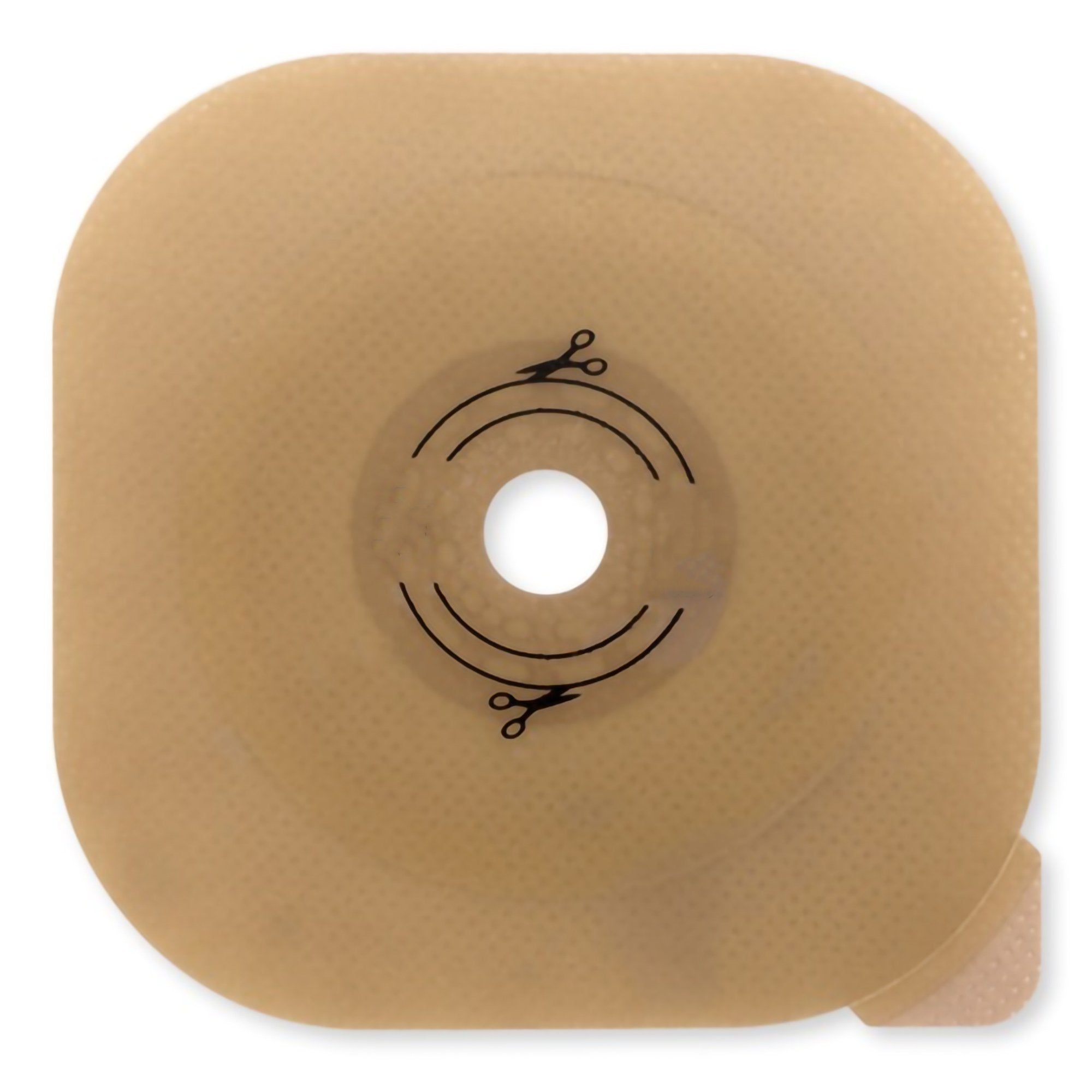 Ostomy Barrier CeraPlus Trim to Fit, Extended Wear Adhesive without Tape 70 mm Flange Blue Code System Up to 2 1/4 Inch Opening