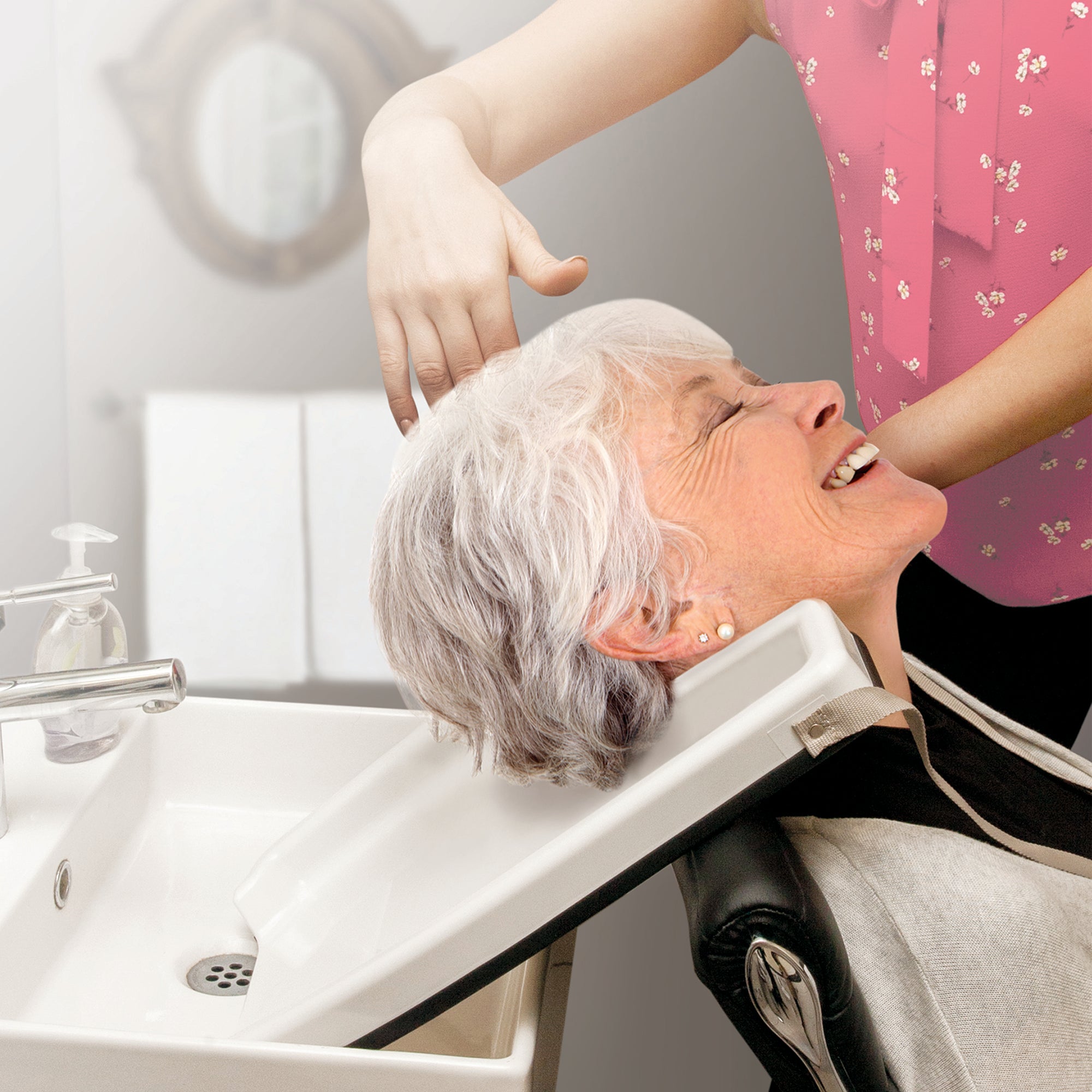 Shampoo Tray Jobar International 1 3/4 X 13 X 17 3/4 Inch White