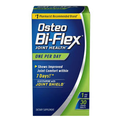 Joint Health Supplement Osteo Bi Flex Vitamin D / Glucosamine 400 IU 1500 mg Strength Caplet 30 per Bottle
