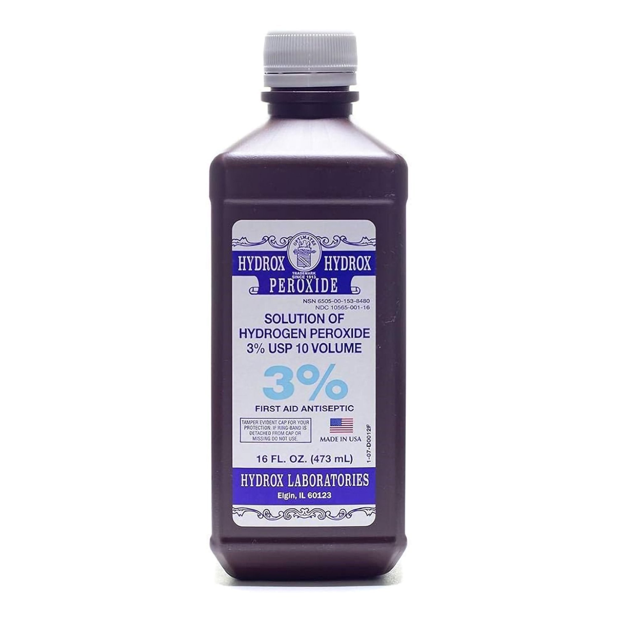 Antiseptic Hydrox Topical Liquid 16 oz. Bottle
