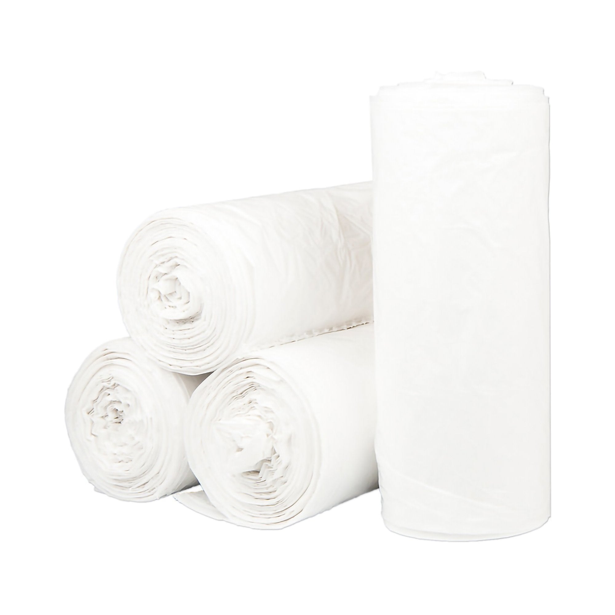 McKesson White LLDPE Trash Bags Roll