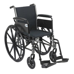 Drive Medical K3 Cruiser Iii Wheelchair with Removable flip-back arms and Swing-away Footrests ,8" front Wheels ,350lbs Weight Capacity ,K320ADDA-SF